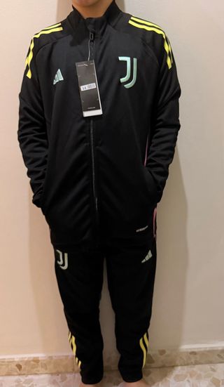 Chándal Juventus Adidas Niño Negro Amarillo