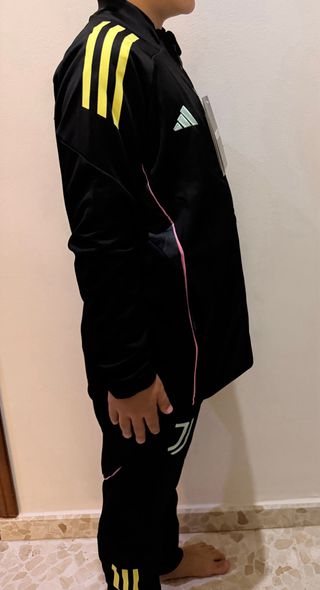 Chándal Juventus Adidas Niño Negro Amarillo