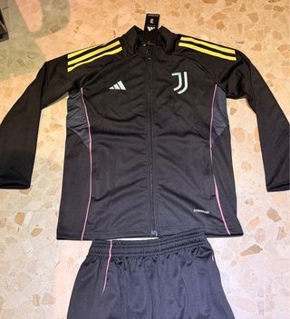 Chándal Juventus Adidas Niño Negro Amarillo