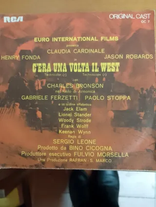 Disco 45 giri C'era una volta il west