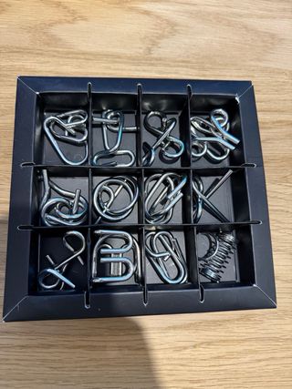 Juego 12 Puzzles Metal Nivel 1-3