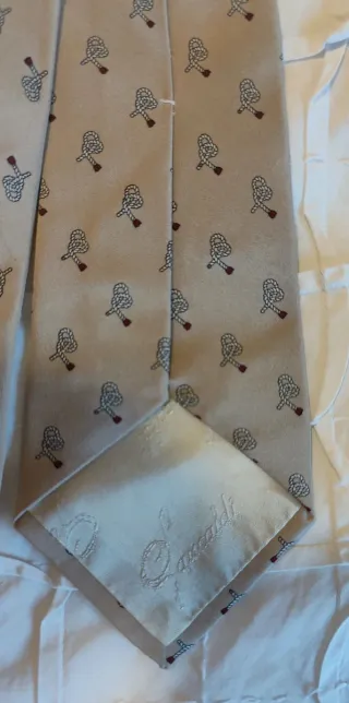 Corbata Guacaldi Beige/Marrón