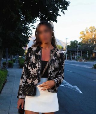 Chaqueta Zara lentejuelas