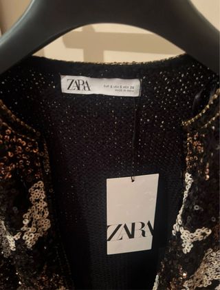 Chaqueta Zara lentejuelas