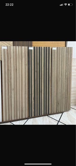 Azulejo efecto madera listones