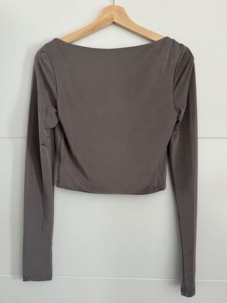 Blusa crop top
