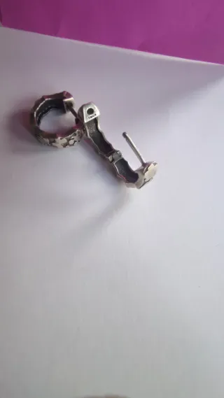 Pendientes aro plata Tous