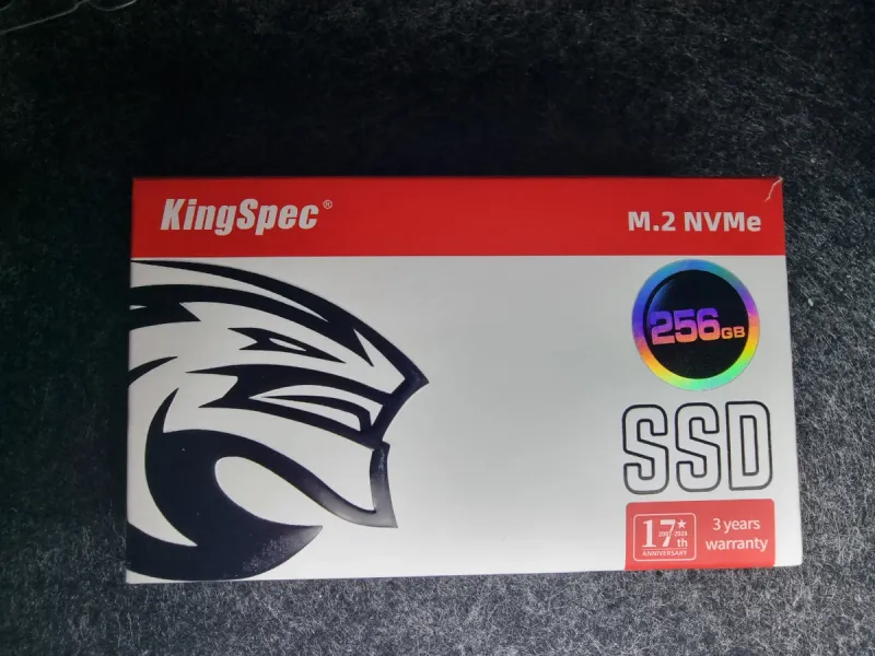SSD KingSpec M.2 NVMe 256GB