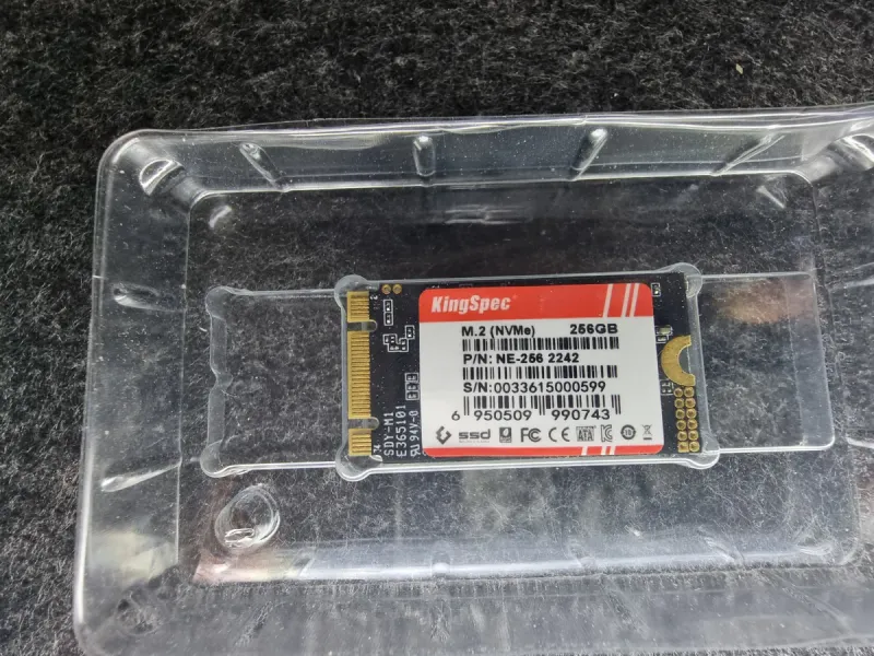 SSD KingSpec M.2 NVMe 256GB afbeelding 4