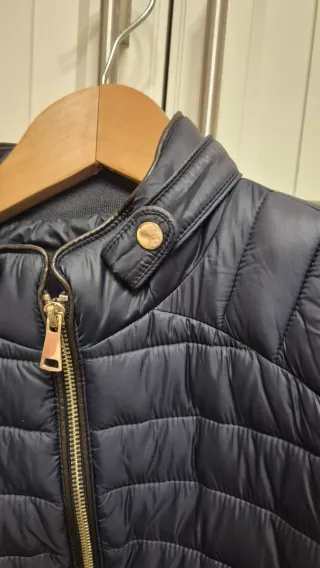 Chaqueta acolchada Zara azul