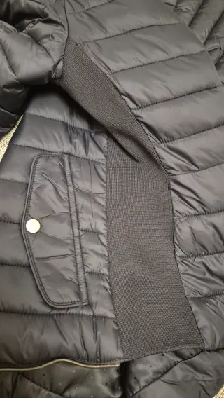 Chaqueta acolchada Zara azul