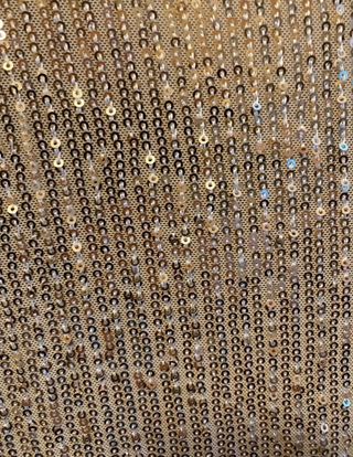 Vestido lentejuelas dorado fiesta