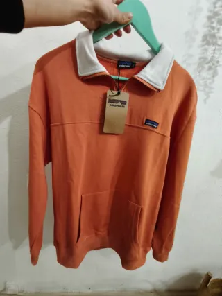 Sudadera Patagonia Naranja Media Cremallera