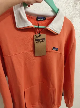 Sudadera Patagonia Naranja Media Cremallera