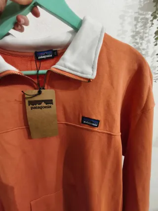 Sudadera Patagonia Naranja Media Cremallera