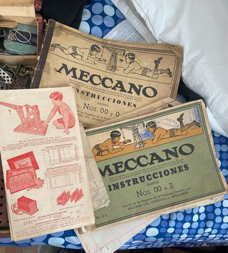 Mecano juego de Construcciones  Antiguo