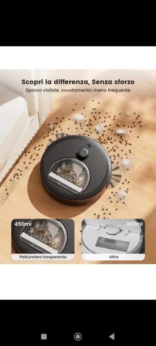 Robot aspirapolvere smart