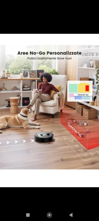 Robot aspirapolvere smart