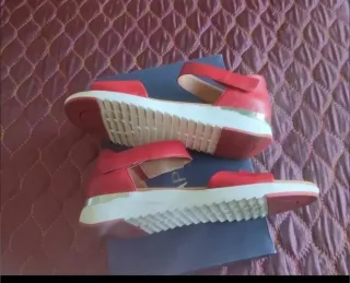 Sandalias Caprice Piel Roja Talla 38