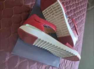 Sandalias Caprice Piel Roja Talla 38