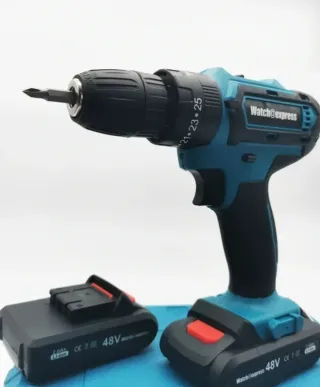 Trapano a batteria professionale 48V + accessori