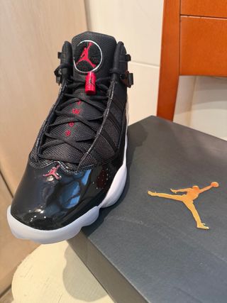 Zapatillas Jordan 6 Rings Negras y Rojas