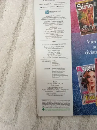 Rivista Sirio erbe magiche maggio 2020