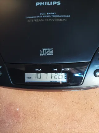 Discman Philips Dual DAC • Dynamic Bass Boost •