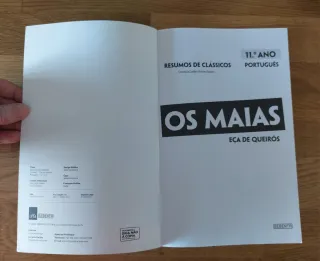 Livro resumo sobre Os Maias