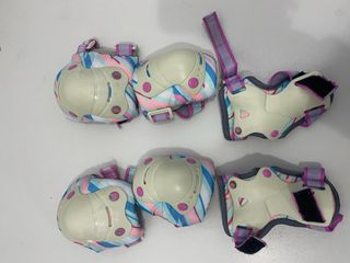 Patines rosas y morados talla ajustable