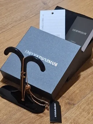 Pulsera Emporio Armani Luna Circonitas Negras.