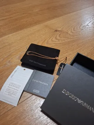 Pulsera Emporio Armani Luna Circonitas Negras.