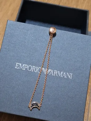 Pulsera Emporio Armani Luna Circonitas Negras.