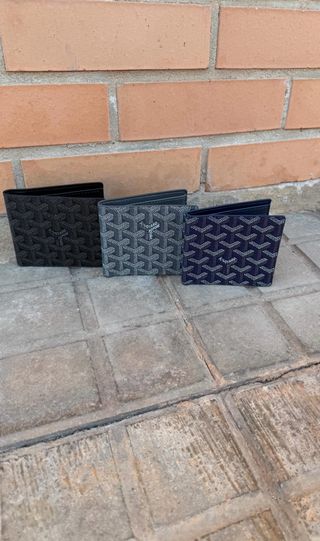 Carteras  Negra, gris y Azul