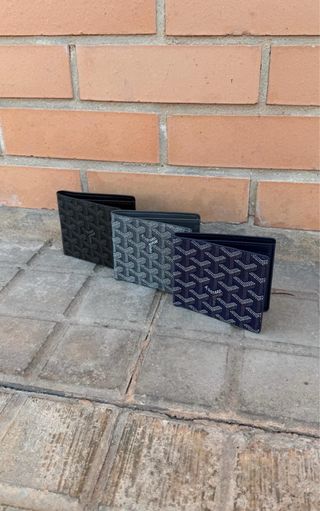 Carteras  Negra, gris y Azul