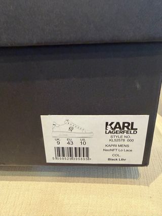 Zapatillas Karl Lagerfeld Negras