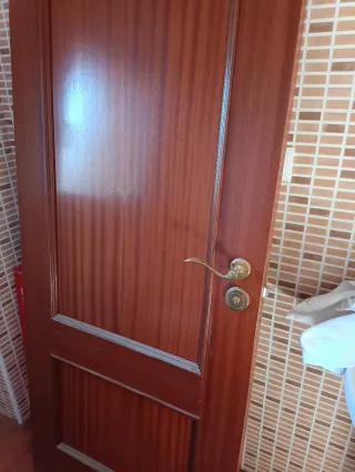 Puerta de madera interior