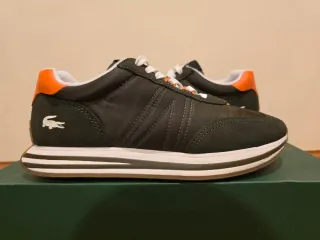 Zapatillas Lacoste Verde y Naranja