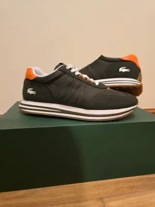 Zapatillas Lacoste Verde y Naranja