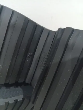 Botines plataforma negros talla 35