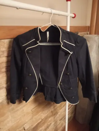 Chaqueta Bershka azul marino Talla S