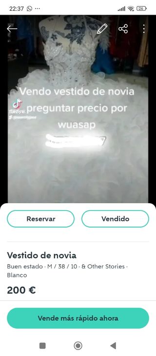 Vestido Novia Gitana