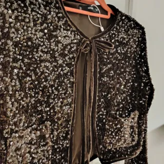 Chaqueta lentejuelas fiesta mando M