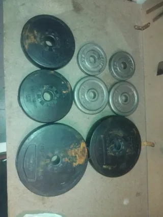 Lote discos musculación