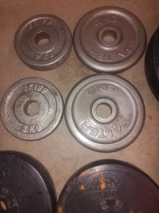 Lote discos musculación