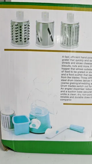 Cortador de Verduras Tambor Multifuncional