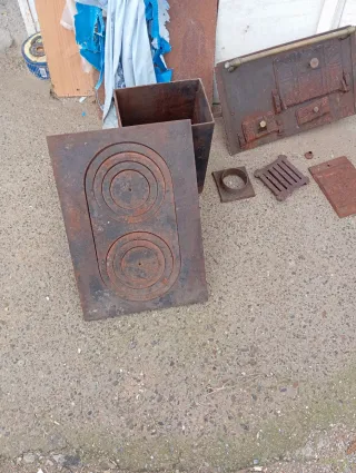 Cocina de leña antigua