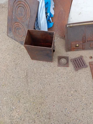 Cocina de leña antigua