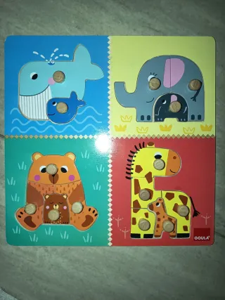 Puzzle de madera animales Goula