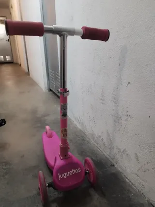 Patinete infantil 3 ruedas rosa